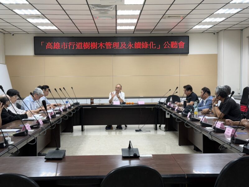 建立都市林管理制度 黃柏霖議員推動永續城市發展
