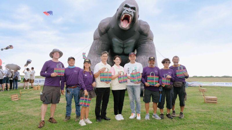 2026新竹市國際風箏節盛大開幕！高虹安市長與民眾共賞「台灣印象」飛上新竹天空