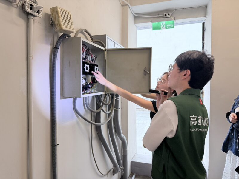 確保暑期青年活動無虞 高市青年局長林楷軒巡檢雄校聯、青創基地  嚴格把關場域安全