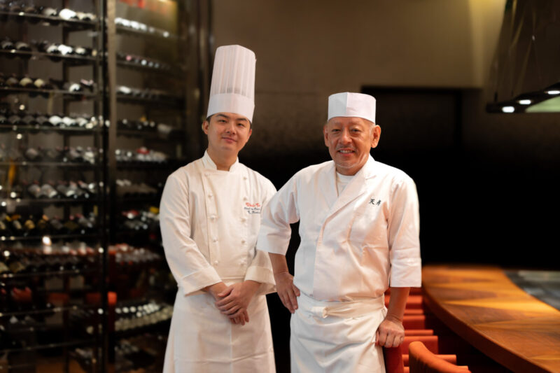 ▲Ukai-tei Kaohsiung攜手東京天婦羅名店「天孝」，以油溫與火候自8/11起獻上四日限定職人饗宴。（圖/THE AMNIS然一酒店提供）
