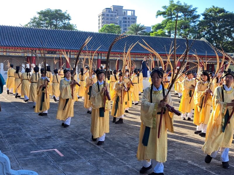 高雄市紀念大成至聖先師孔子誕辰2576年釋奠典禮 左營孔子廟盛大舉行