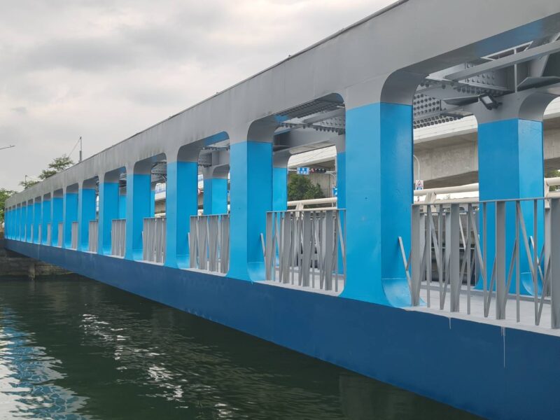 前鎮區新生人行橋整修工程完工 水利局打造安全通行空間