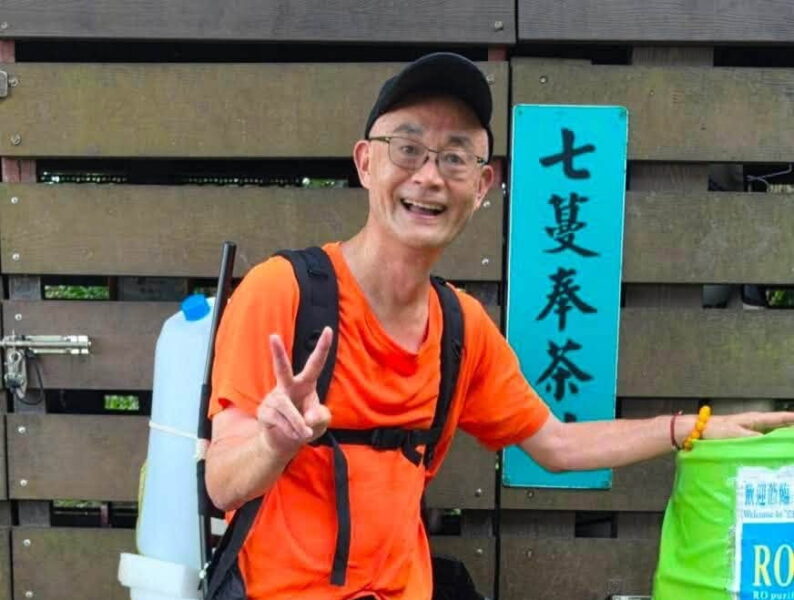 黃柏霖用實際行動推廣柴山奉茶文化 已累積936趟，持續往千趟里程碑邁進