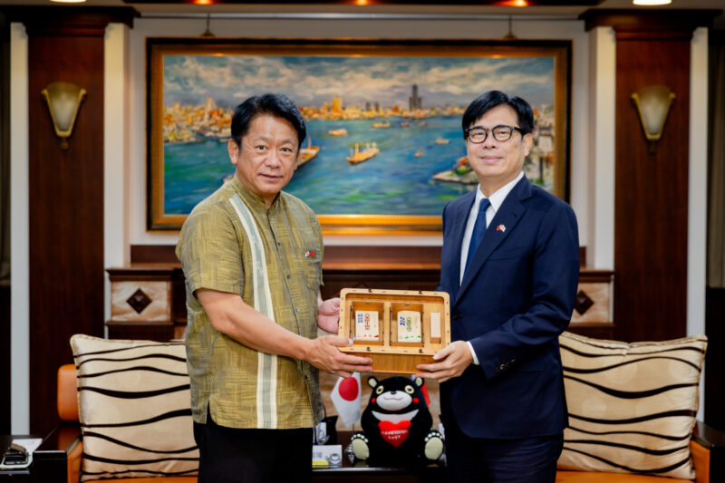 虎航「高雄—石垣島」直航啟航　陳其邁會見石垣市長深化台日城市交流