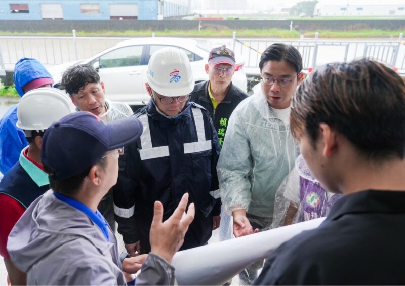 賴瑞隆連跑永安、梓官、左營  緊盯精準治水、韌性治城