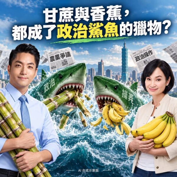 高雄市議員李眉蓁：甘蔗與香蕉，都成了政治鯊魚的獵物？