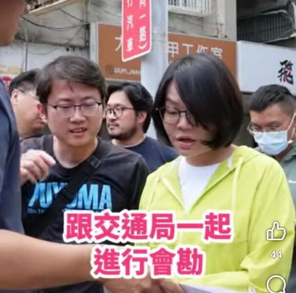 湯詠瑜邀交通局改善球庭路與林森一路口行人安全