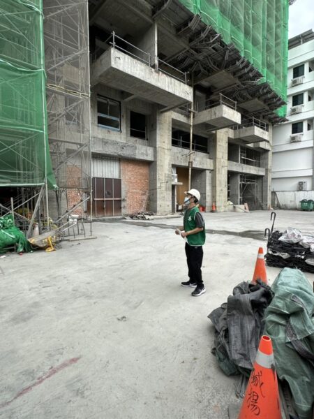 動員專業技師巡檢76處高風險建築工地  高市工務局加強防颱整備
