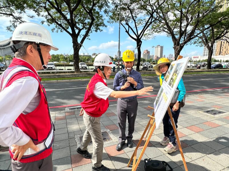林欽榮副市長視察輕軌雨豆樹隧道科技監測 做好防颱準備