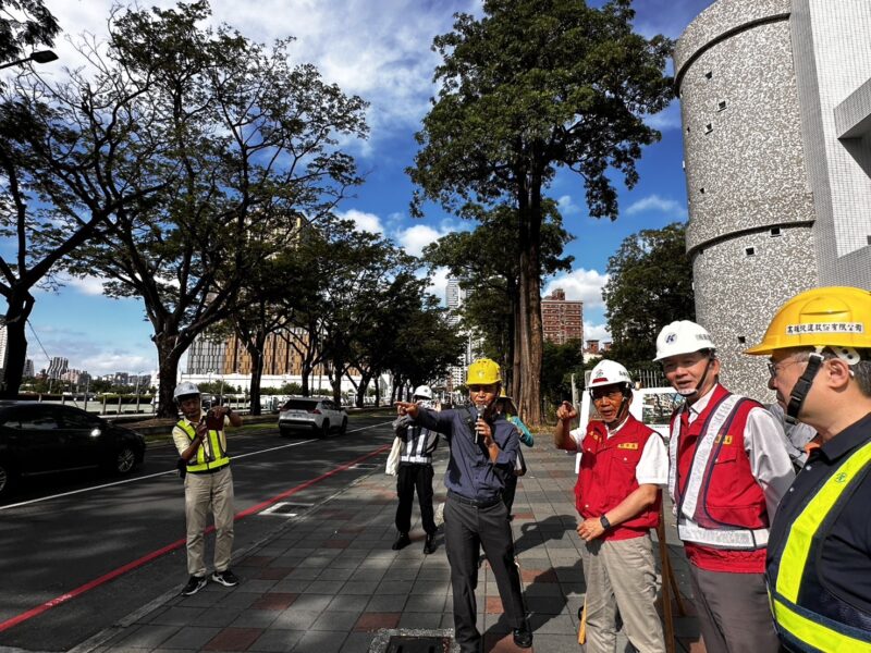 林欽榮副市長視察輕軌雨豆樹隧道科技監測 做好防颱準備