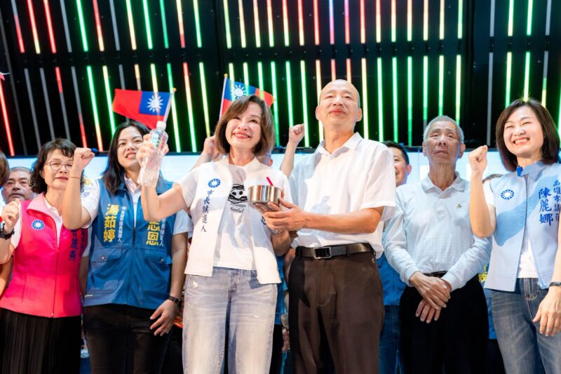 陳麗娜：柯志恩加油！韓國瑜加油！國民黨加油！
