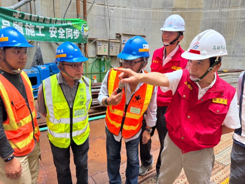 林欽榮副市長視察水利及污水工程督導防颱整備