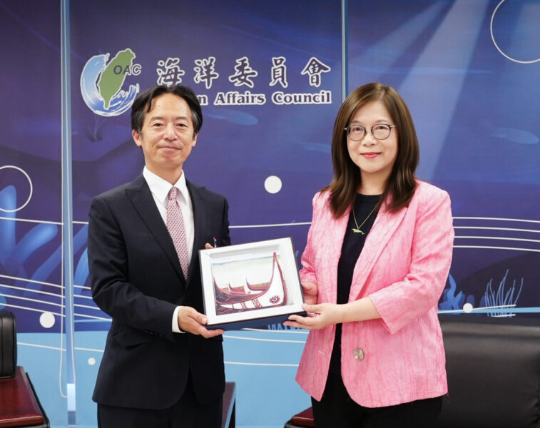 日本交流協會新任所長福永護拜會海委會 管碧玲主委：海洋串起地理、心裡最接近的兩國