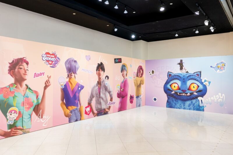 ▲獵魔女團一週年最終站在高雄夢時代限定亮點登場，喜愛作品的粉絲可把握前往感受最終站的限定亮點。（圖/高雄夢時代提供）