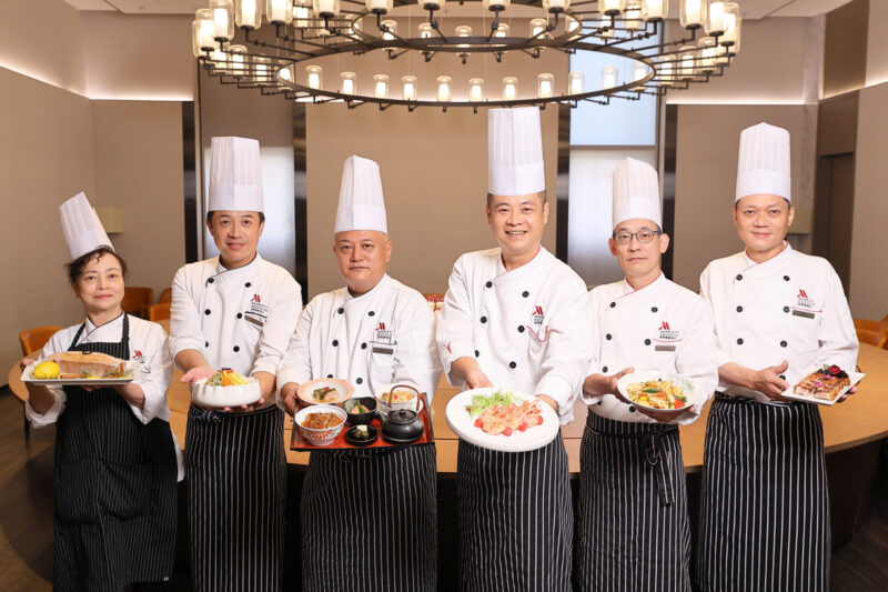 ▲高雄萬豪酒店透過中式、蔬食、日料、港式及烘焙等不同菜系詮釋同一種在地食材，提高食材利用率，降低備料損耗，打造綠色永續餐飲。（圖/高雄萬豪酒店提供）